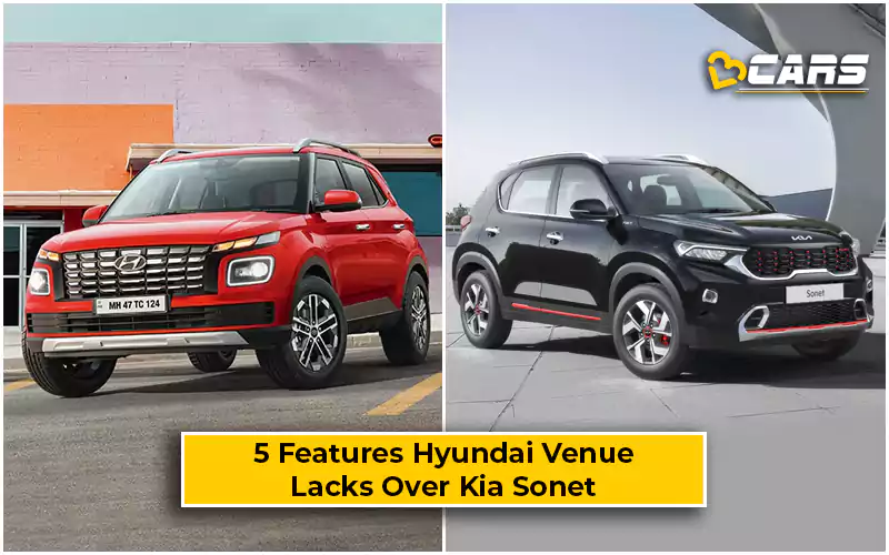 Features Missing In Hyundai Venue Over Kia Sonet